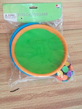 Kmart Suction Ball Egg Catch Game--New Old Stock, Children's Toss & Catch Age 5+